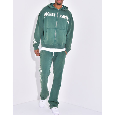 "Riches Paris" Hooded Vest and Pants Set