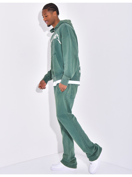 "Riches Paris" Hooded Vest and Pants Set