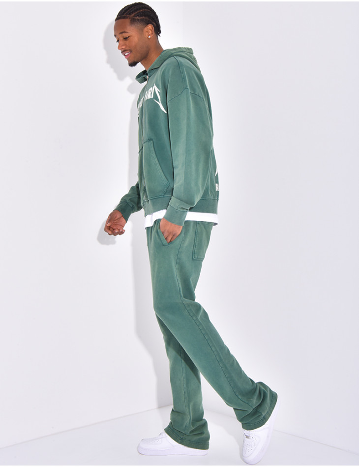 "Riches Paris" Hooded Vest and Pants Set