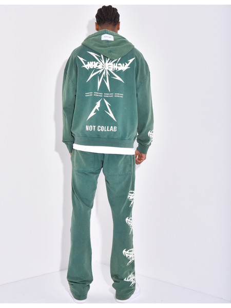 "Riches Paris" Hooded Vest and Pants Set