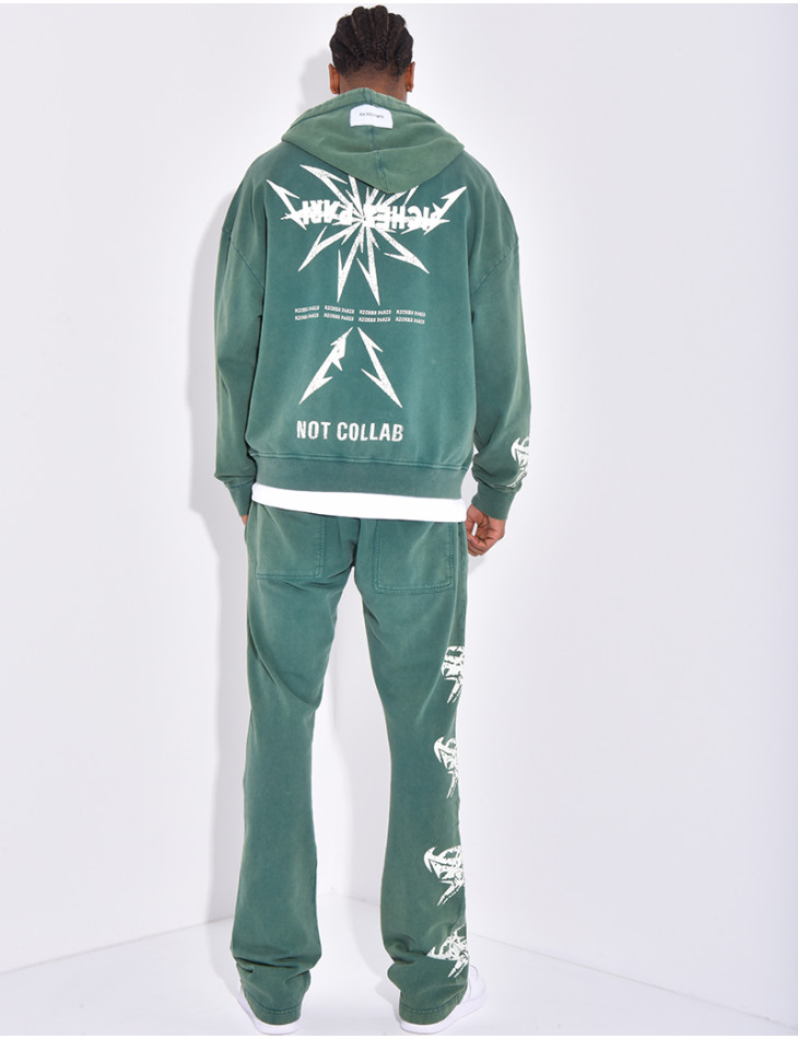 "Riches Paris" Hooded Vest and Pants Set