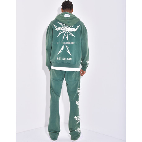 "Riches Paris" Hooded Vest and Pants Set