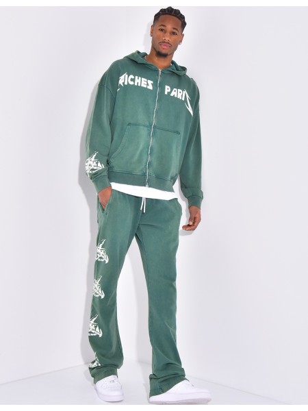 "Riches Paris" Hooded Vest and Pants Set