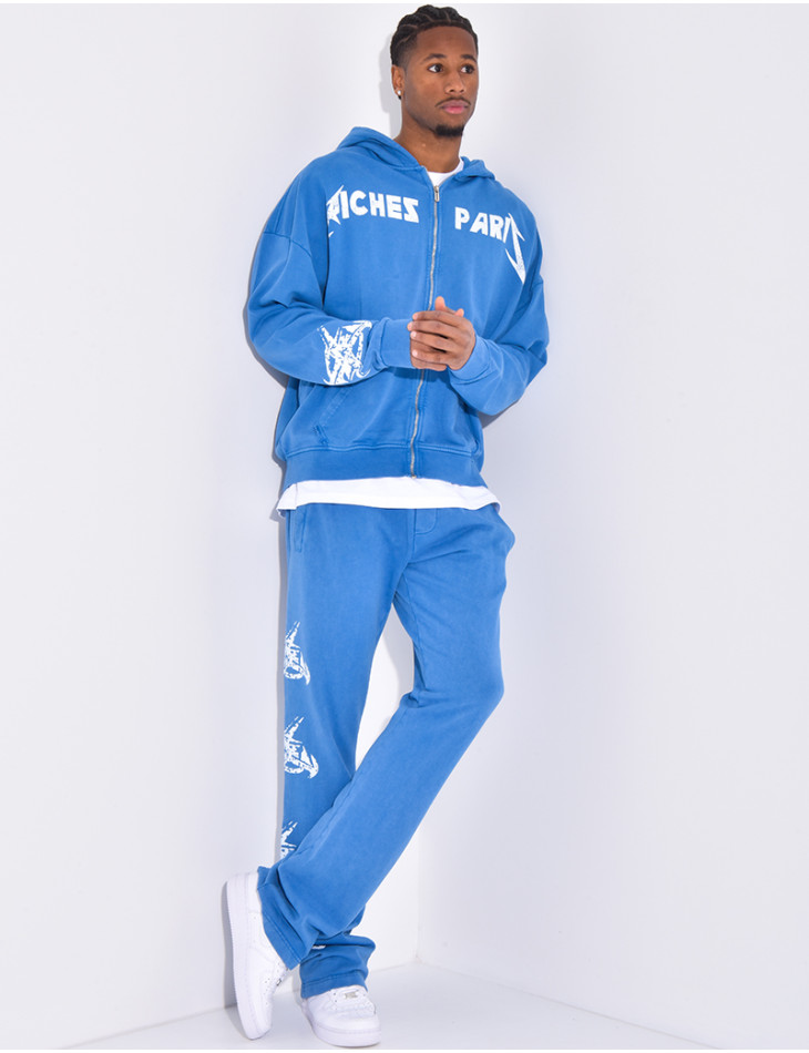 "Riches Paris" Hooded Vest and Pants Set