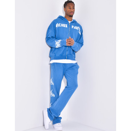 "Riches Paris" Hooded Vest and Pants Set