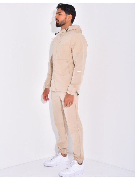 Ensemble fin pantalon et veste à capuche