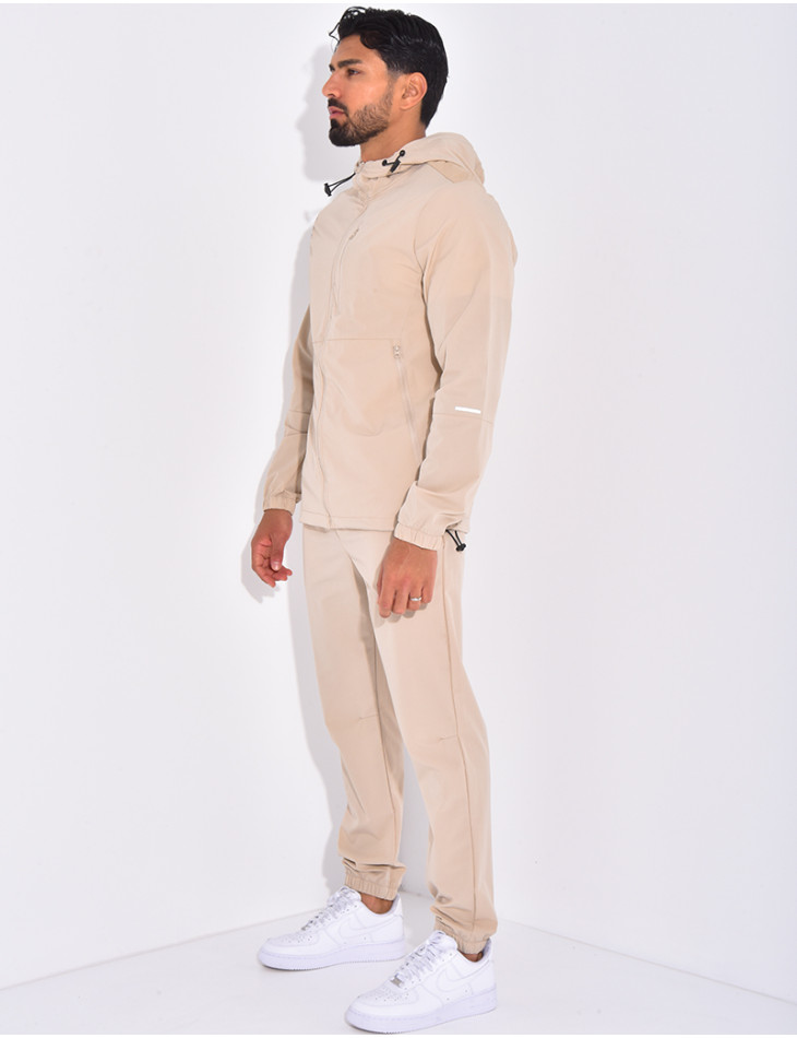 Ensemble fin pantalon et veste à capuche