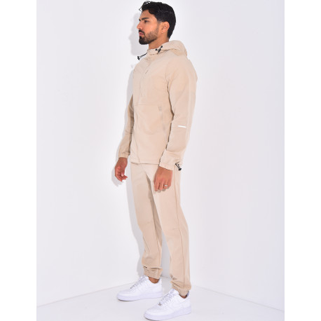 Ensemble fin pantalon et veste à capuche