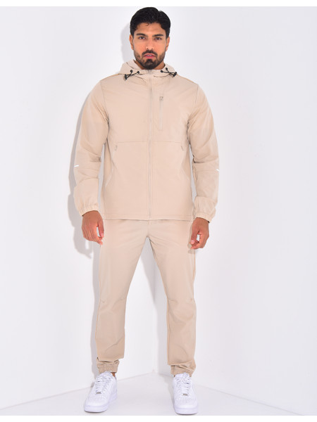 Ensemble fin pantalon et veste à capuche
