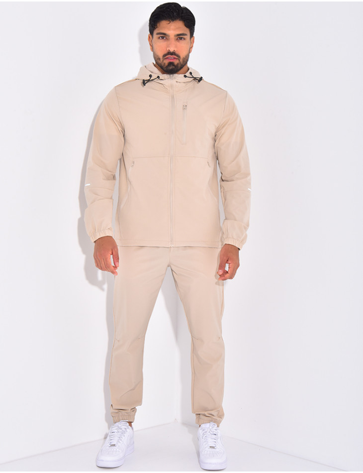 Ensemble fin pantalon et veste à capuche