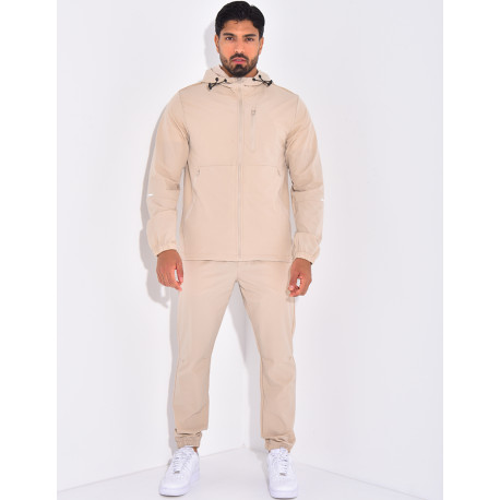 Ensemble fin pantalon et veste à capuche