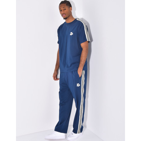 Striped pants and t-shirt set
