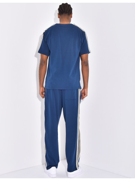 Ensemble à bandes pantalon et t-shirt