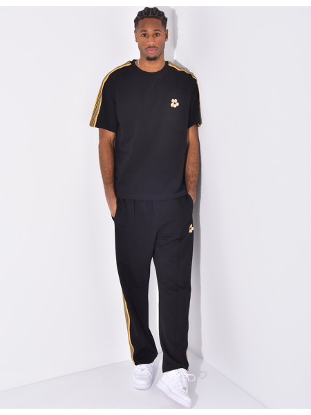 Striped pants and t-shirt set