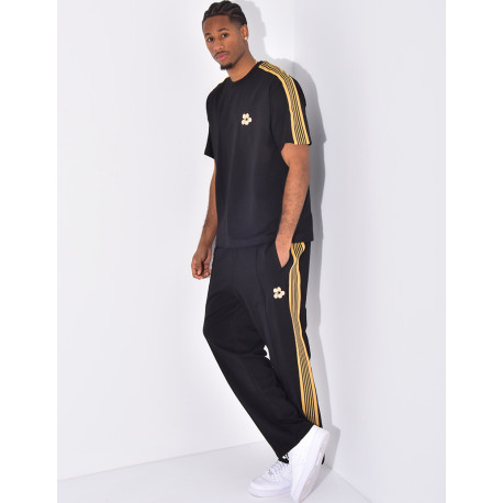 Striped pants and t-shirt set