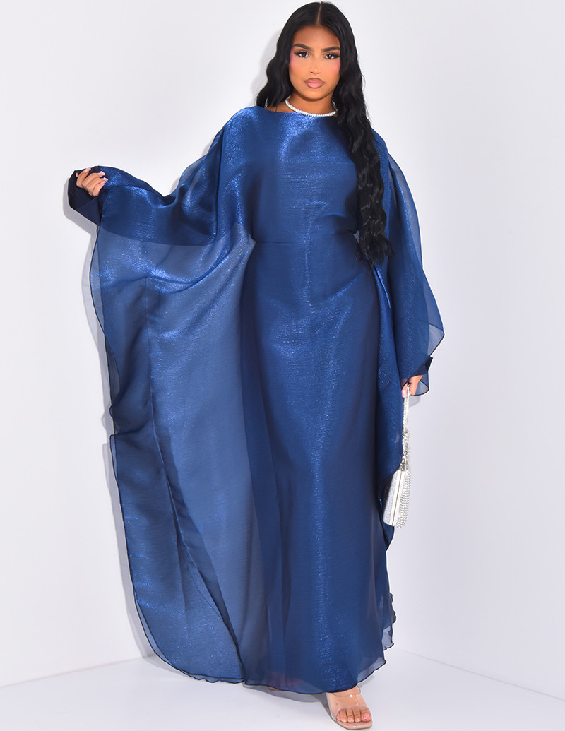 Robe longue papillon en...