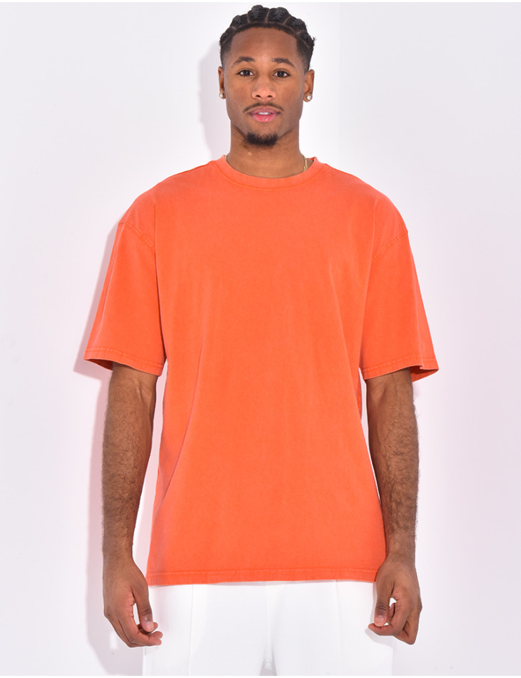 T-shirt washed oversize
