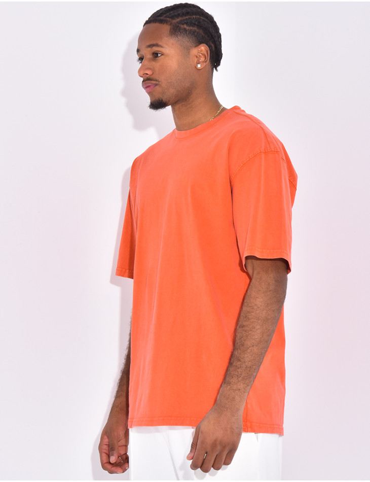 T-shirt washed oversize
