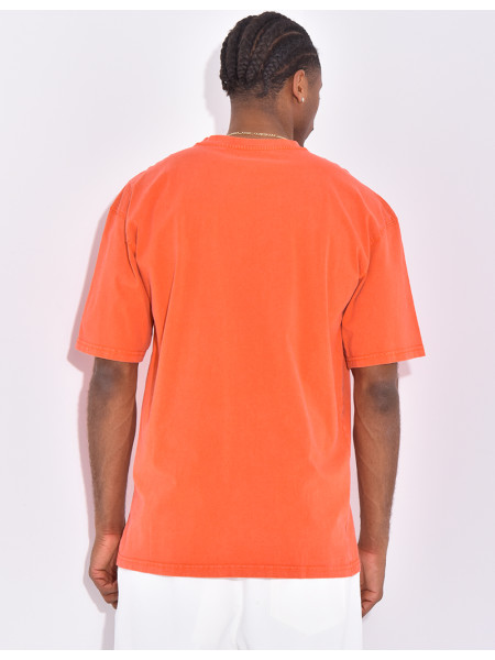 T-shirt washed oversize