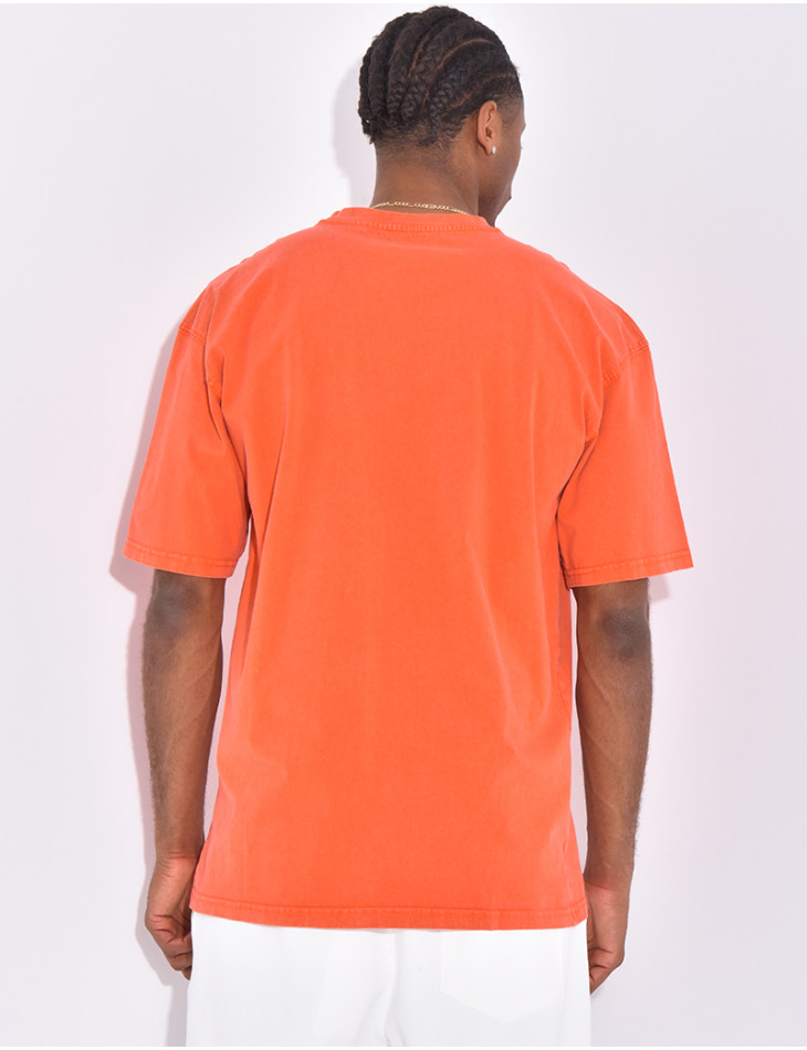 T-shirt washed oversize