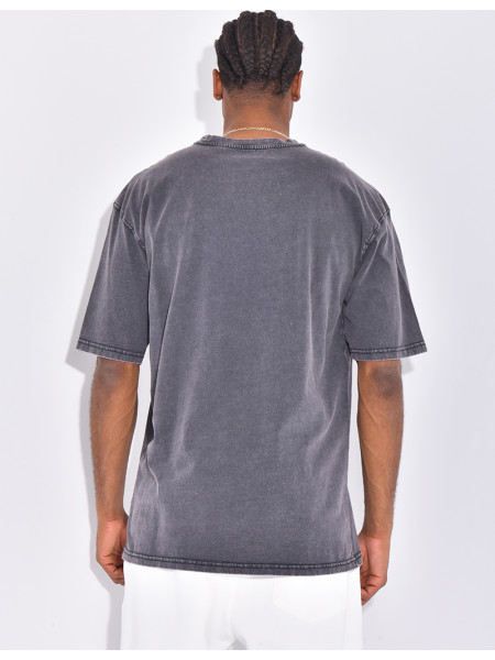 T-shirt washed oversize