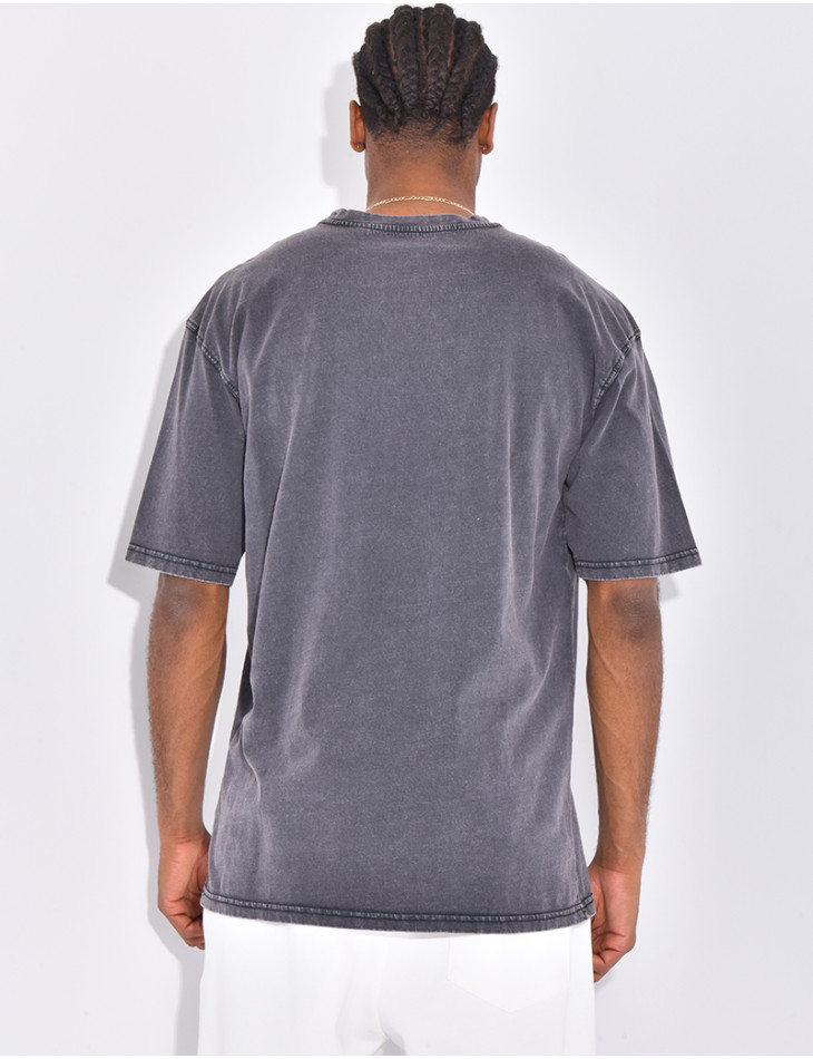 T-shirt washed oversize