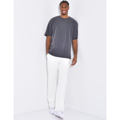 T-shirt washed oversize