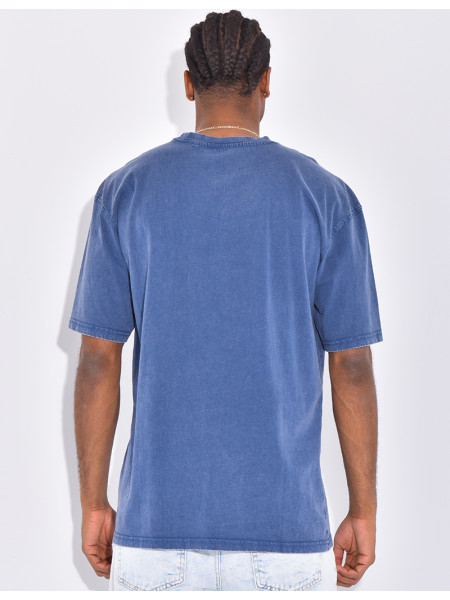 T-shirt washed oversize