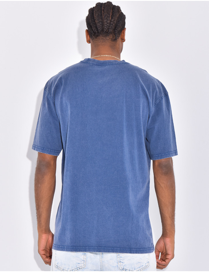 T-shirt washed oversize