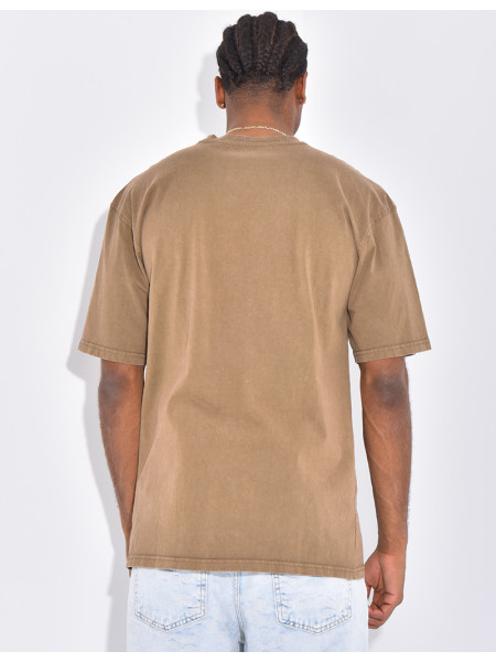 T-shirt washed oversize