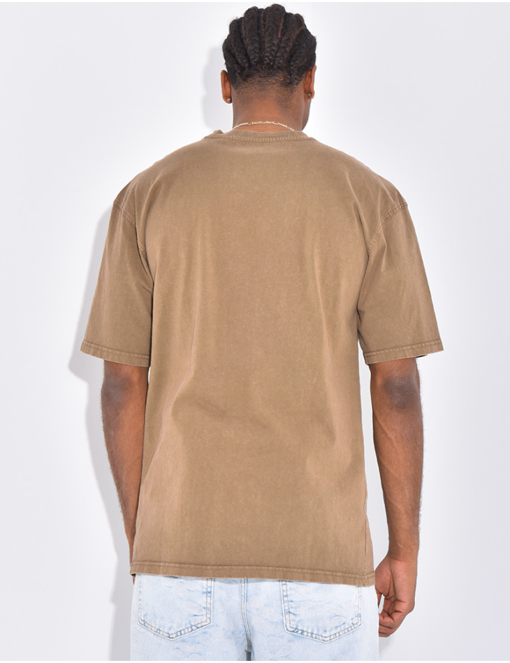 T-shirt washed oversize