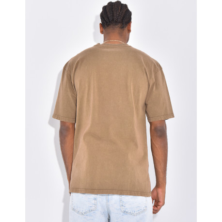T-shirt washed oversize