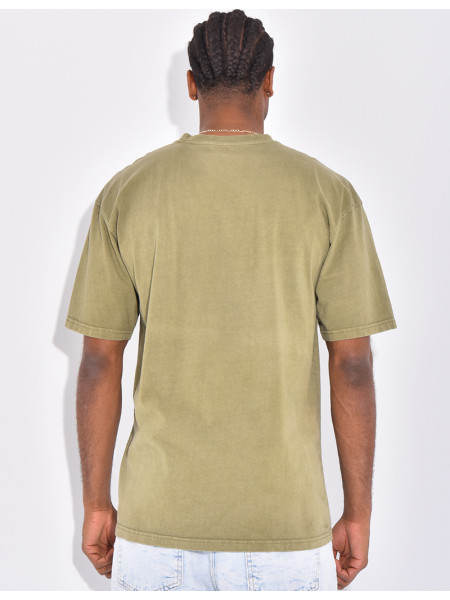 T-shirt washed oversize