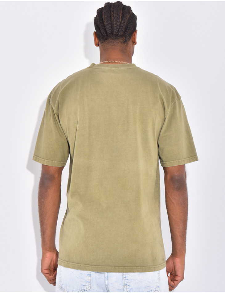 T-shirt washed oversize