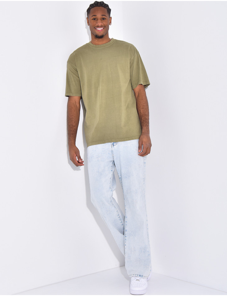 T-shirt washed oversize