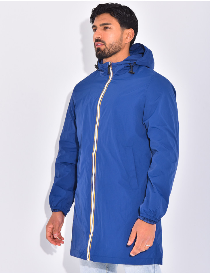 Long windbreaker jacket