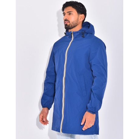 Long windbreaker jacket