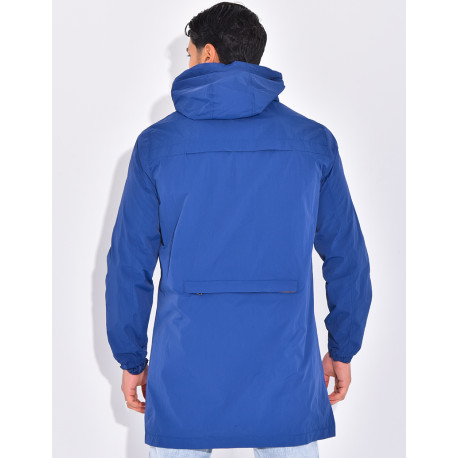 Long windbreaker jacket