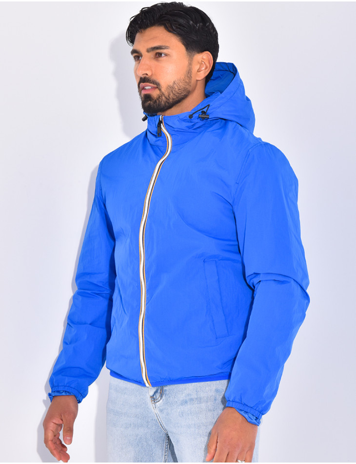 Short windbreaker jacket