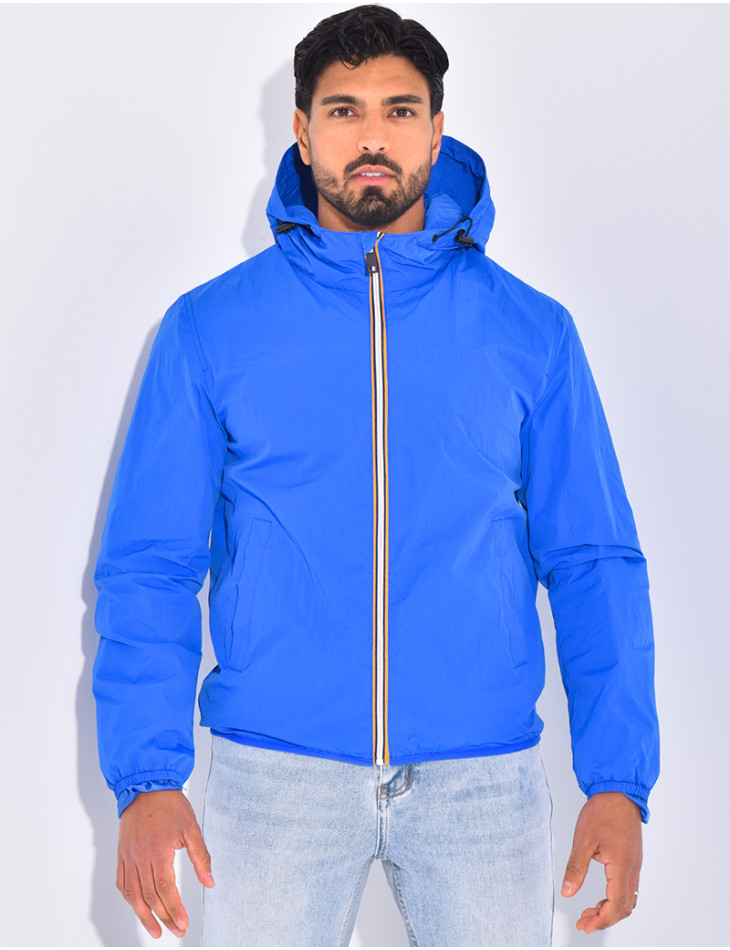 Short windbreaker jacket