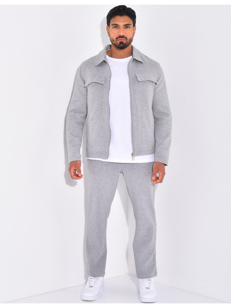 Ensemble pantalon et veste à poches