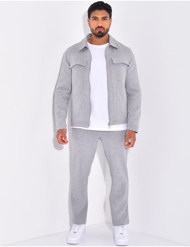 Ensemble pantalon et veste à poches