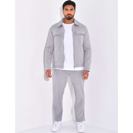 Ensemble pantalon et veste à poches