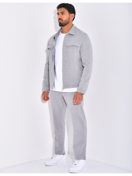 Ensemble pantalon et veste à poches