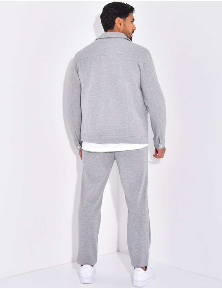 Ensemble pantalon et veste à poches