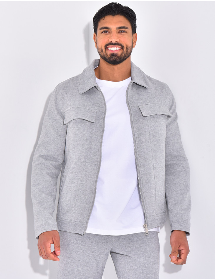 Ensemble pantalon et veste à poches