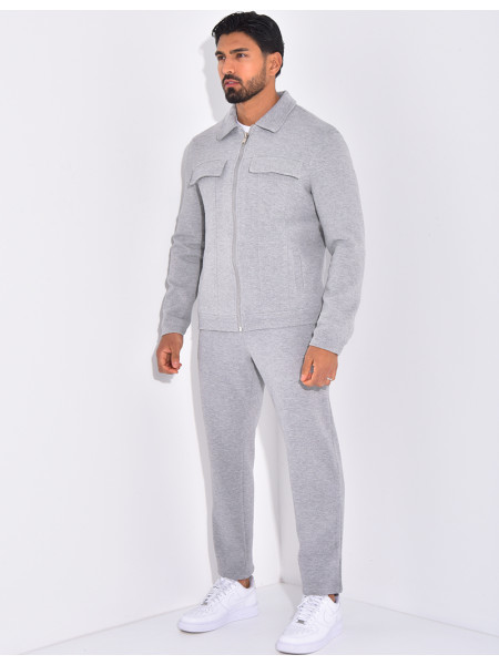 Ensemble pantalon et veste à poches