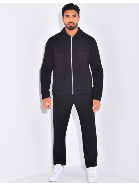 Ensemble pantalon et veste à poches