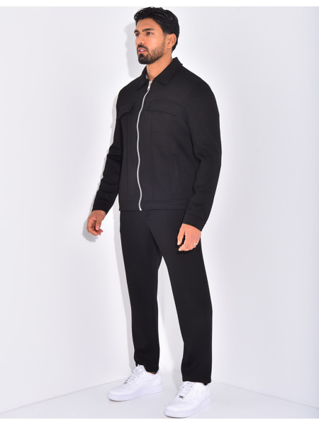Ensemble pantalon et veste à poches
