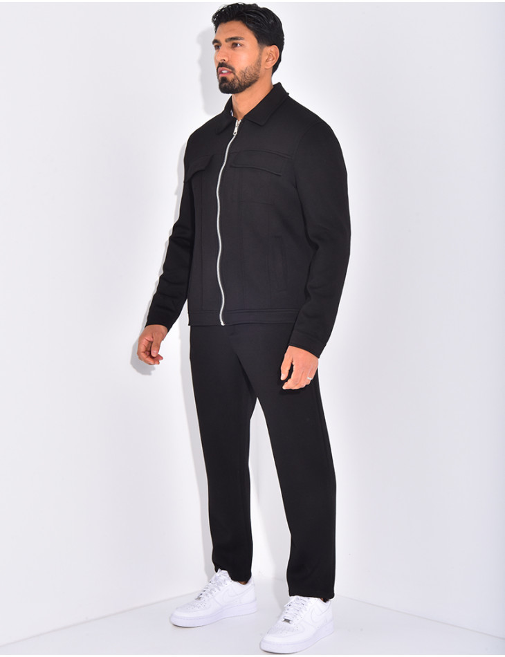 Ensemble pantalon et veste à poches
